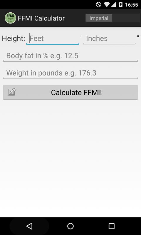 FFMI Calculator APK Download - Free Health & Fitness APP for Android