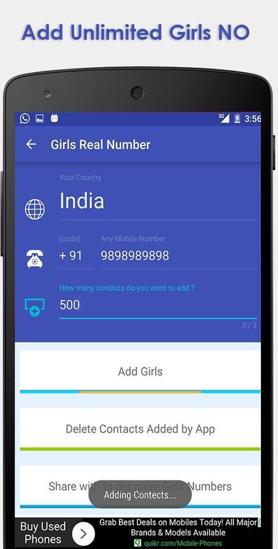 Real Girls Number For whatsapp APK Download - Free Social ...