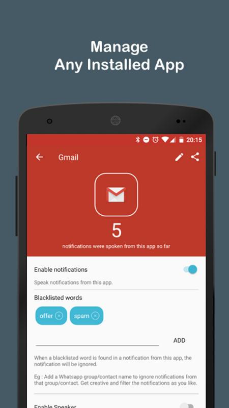 Audify Notifications Reader APK Download - Free ...