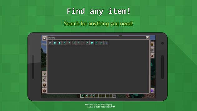Toolbox for Minecraft: PE apk screenshot