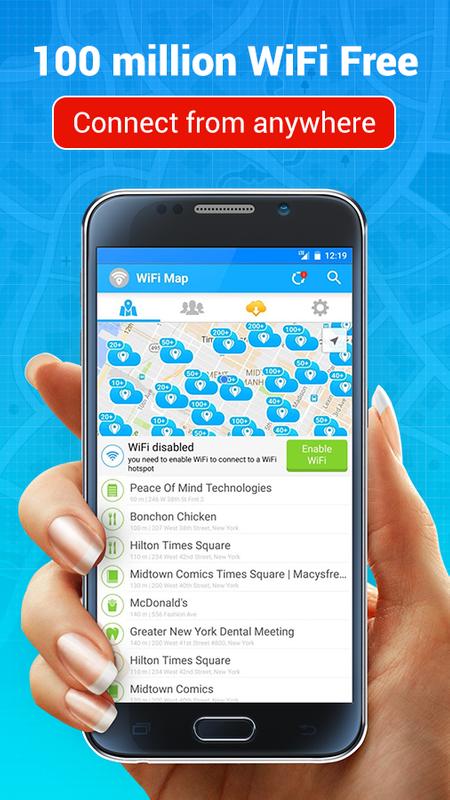 WiFi Map — Free Passwords APK Download - Free Travel ...