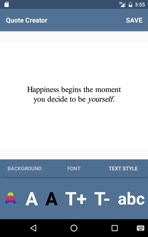 Quote Creator APK Download - Free Entertainment APP for ...