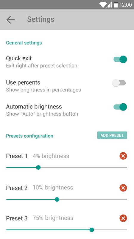android brightness control app