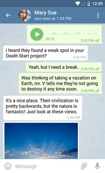 Telegram apk screenshot