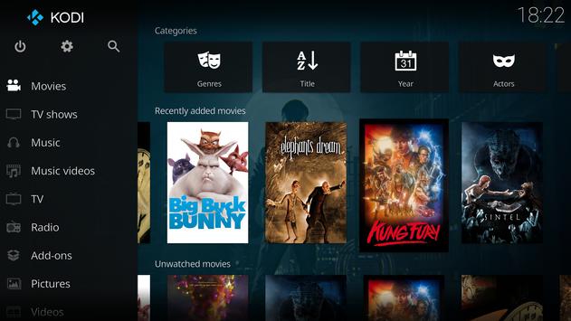 Kodi apk screenshot