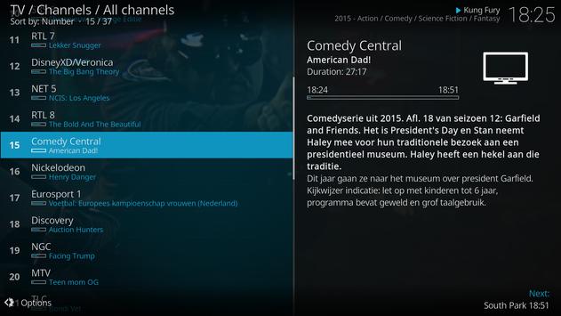 Kodi apk screenshot