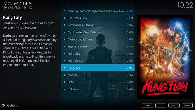 Kodi apk screenshot