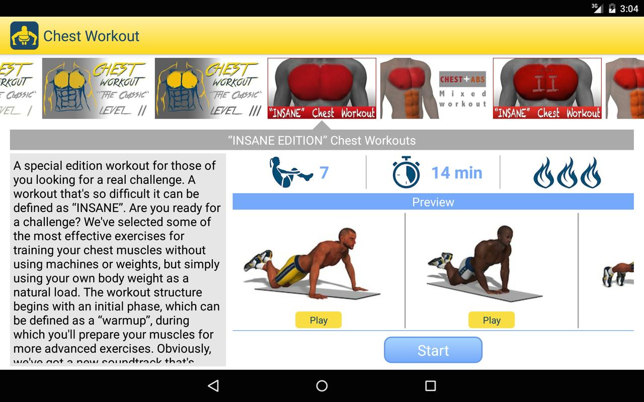 Chest Workout APK Download Free Health & Fitness APP for