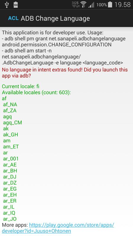 ADB Change Language APK Download - Free Tools APP for ...