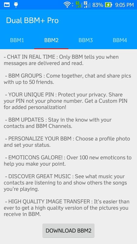 Dual BBM+ Pro APK Download - Free Communication APP for 