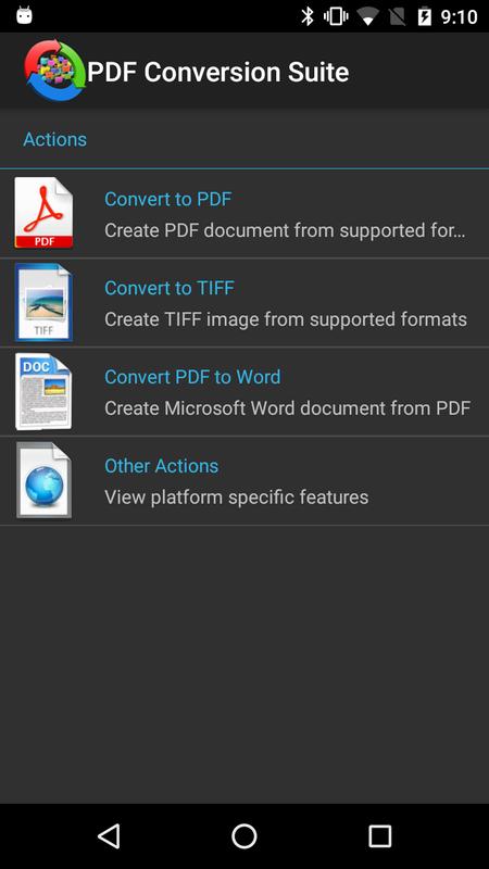PDF Conversion Suite APK Download - Free Productivity APP ...