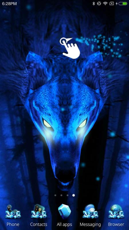 Ice Wolf 3D Theme for S7 APK Download - Free ...