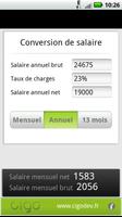 Salaire BrutNet capture d'écran 1