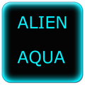 Alien Aqua Keyboard Skin