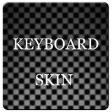 Grey Carbon Keyboard Skin icône