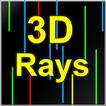 3D Rays Live wallpaper