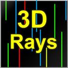 3D Rays Live wallpaper ícone
