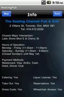 برنامه‌نما Keating Pub عکس از صفحه