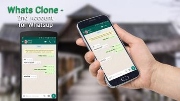 Whats Clone - 2nd Account for Whatsup اسکرین شاٹ 1