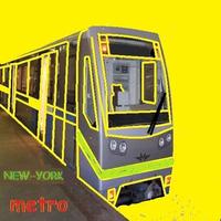 new york metro الملصق