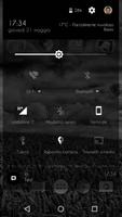 Transparent Black - CM13 Theme capture d'écran 1