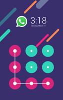 Purple Modern (AppLock Theme) Affiche