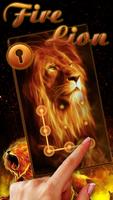 Fire Lion CM Security Theme پوسٹر