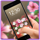 Pink Flower AppLock Theme icône