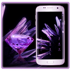 Purple Crystal Shining AppLock icon