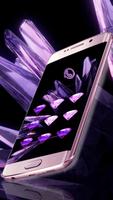 Purple Crystal Shining AppLock plakat