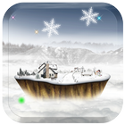 float island in winter lwp icon