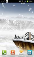 float island in winter lwp poster