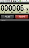 Electronic stopwatch screenshot 1