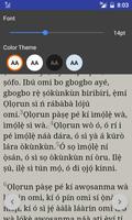 Yoruba Biblia captura de pantalla 1