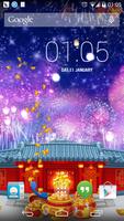Chinese Fireworks New Year Lwp الملصق