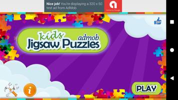 Gold Kids Jigsaw Puzzles ポスター