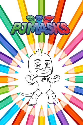 Pj masks coloring pages catboy