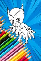 Coloring Book Game for PJ Masks Catboy  Superhero capture d'écran 2