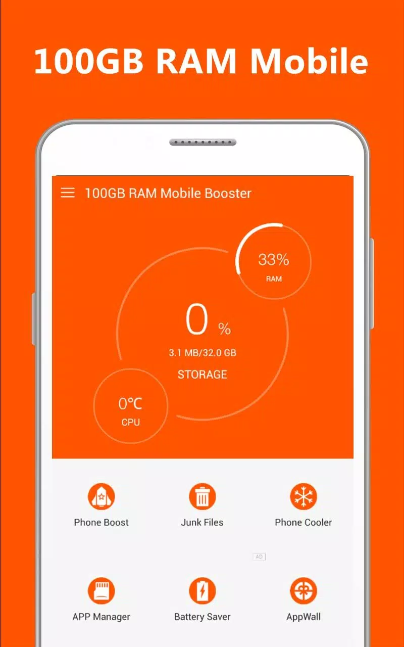 100GB RAM Mobile Booster APK for Android Download