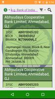 India IFSC MICR Bank Info الملصق