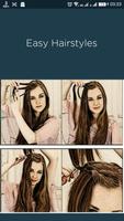 Easy hairstyles step by step पोस्टर