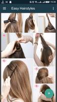 Easy hairstyles step by step Ekran Görüntüsü 1