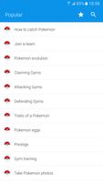 Guide for Pokemon GO โปสเตอร์