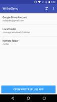 Writer Sync (Google Drive) โปสเตอร์