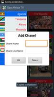 East Africa TV stations capture d'écran 3