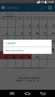 Period Calendar capture d'écran 1