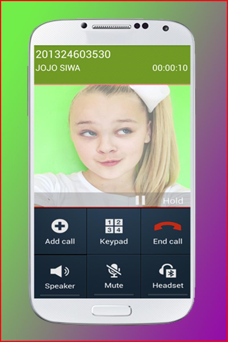 Fake Call from JoJo Siwa Ekran Görüntüsü 2.