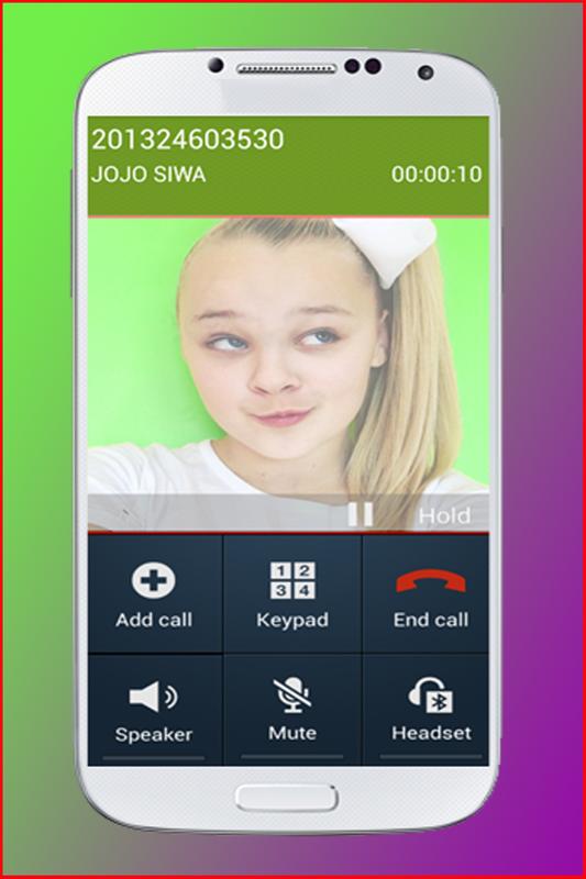 Fake Call From Jojo Siwa Para Android Apk Baixar