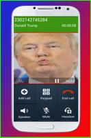 Fake Call - Donald Trump تصوير الشاشة 1
