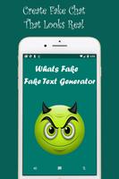 پوستر Whats Fake Chat Maker Create fake text message